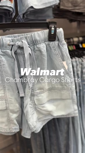 65K views · 273 reactions | Comfy just got a whole lot cuter!  These chambray drawstring shorts from Walmart are perfect for chill days and sunny vibes ✨ Soft, stylish, and affordable — what more could you want? Shop them in the comments⬇️ #walmartfinds #walmartfashion #walmartcreator #budgetstyle #cargoshorts #utilityshorts #trendyfinds #summerstyle #chambray #everydaystyle | Walmart Finds | Facebook
