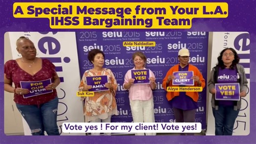 LA IHSS caregivers who stood together know real change is possible, it’s amazing how we won a strong tentative agreement with the Personal Assistance Service Council (PASC) for LA County, delivering higher wages and real investments in care.💜 But it’s not done until YOU 🗳vote. Your Bargaining Committee says to vote YES, now join us in voting YES today! 👉 Learn more and vote here: https://www.seiu2015.org/la-ihss-vote-now-to-secure.../ | SEIU Local 2015