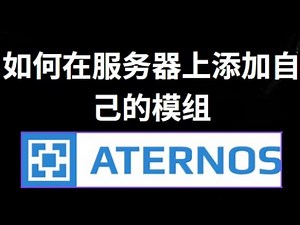 Aternos：如何在服务器上添加自己的模组