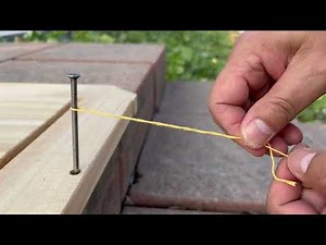 It is actually an engineer's knot for string lines that can be untied quickly and easily