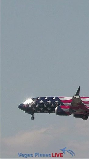 Liberty One Soars over Sunset Park for USA 250! #aviation #lasvegas #planespotting #usa #737 #jet