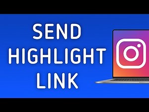 How To Send Highlight Link On Instagram On PC (New Update)