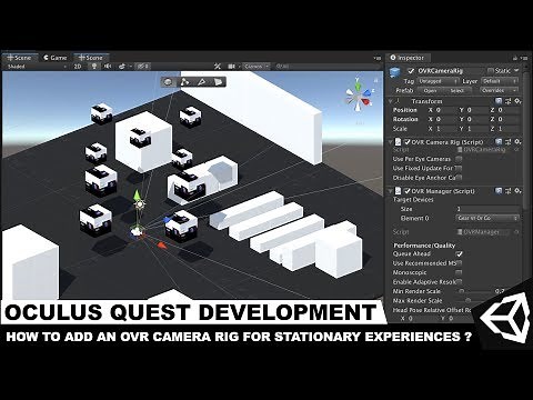 Unity Oculus Development OVR Camera Rig for Stationary VR Experiences