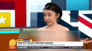 Anti-Brexit protester appears naked on ‘Good Morning Britain’