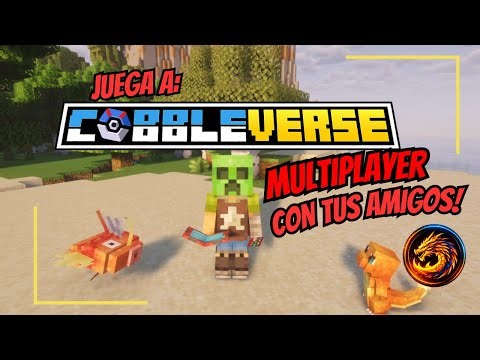COMO JUGAR COBBLEVERSE CON TUS AMIGOS 🔴GRATIS🔴 EN TU MUNDO DE MINECRAFT