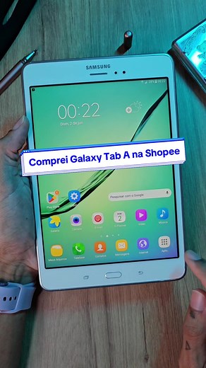 Unboxing do Meu Novo Tablet: Galaxy Tab A da Shopee
