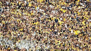 Watch: 110,000 Michigan football fans singing Mr. Brightside