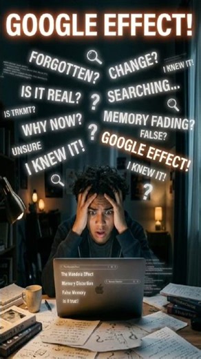 "Humari Yaadein Ab Google Mein! 😱 | Google Effect Explained #google #memories