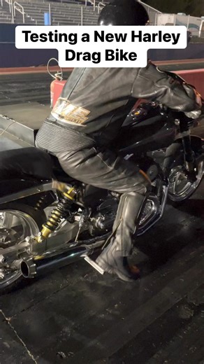Testing a new Harley Drag Bike | CycleDrag