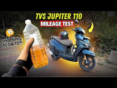 New TVS Jupiter 100 Mileage Test 😱| Highway Mileage Test🔥