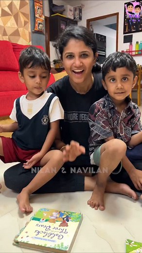 Nilan & Navilan's Diary👶👣 on Instagram: "Malalai pechu 🤪❤️ #arunaravindtwins #vaishalipriya #nilannavilan"