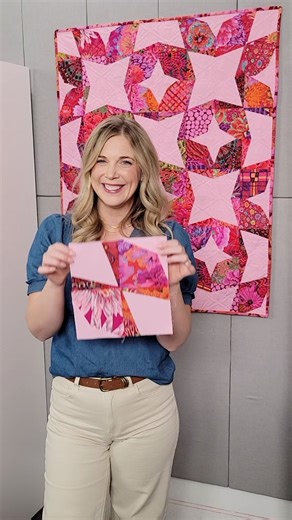 Missouri Star Quilt Company on Instagram: "Misty’s Periwinkle Prism Quilt is coming on Monday! 🩷🌸 Watch on YouTube on April 14th."