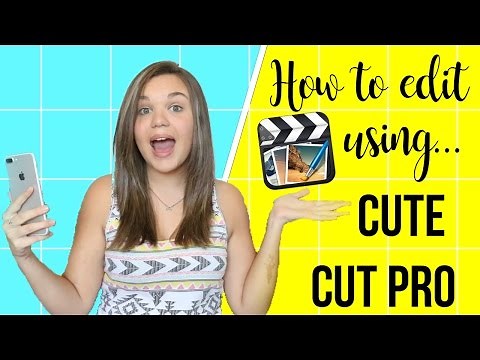 How to Edit on Cute Cut Pro | Tech videos | Kayla's World