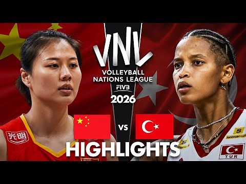 Türkiye 🇹🇷 vs China 🇨🇳 | Highlights | Women's VNL 2026