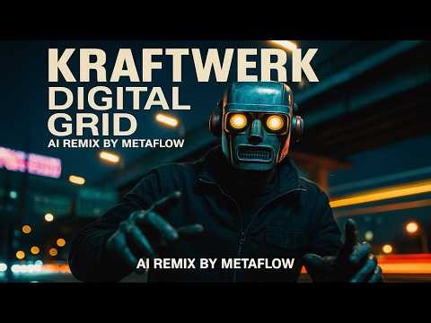 DIGITAL GRID - Kraftwerk Inspired Electro Mix | AI Vocoder Motorik Synthpop Compilation