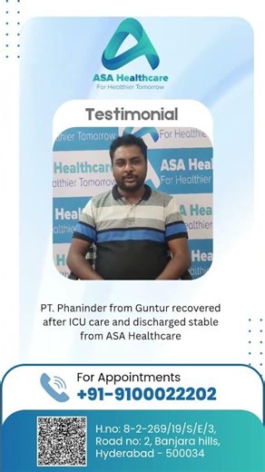 ICU Recovery & Rehabilitation Success Story | Trusted Rehab Centre in Hyderabad | ASA Healthcare