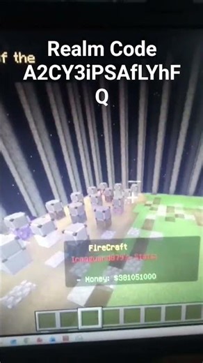 Minecraft Bedrock Realm Code A2CY3iPSAfLYhFQ