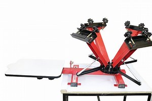4 Color 4 Station Screen Printing Press in India | India Best 10 Machine