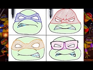 how to draw Teenage Mutant Ninja Turtles: Mutant Mayhem | draw Ninja Turtles - Seth Rogen