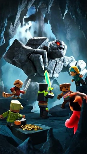 Blockzilla Returns at the Hidden Cavern