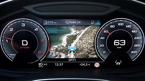 Audi A7 Sportback Driving Video in Grey