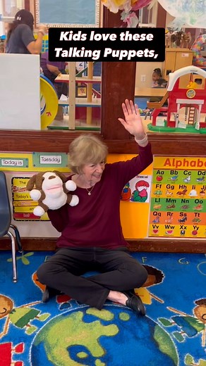 These adorable children chose the name for the talking puppet 😀 They listen like they are hypnotized. So so cute. The puppets are in our Appelbaum store called TeacherBoutique. #talkingpuppet #teacherboutique #earlychildhoodeducator #daycareprovider #teachertips #ParentTips #prekteacher #preschoolteacher #childcareteacher #parenthacks #parentsofpreschoolers #parentsoftoddlers #marylnappelbaum | Appelbaum Training Institute