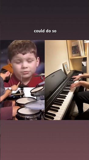 Flashback Friday - hopping on a beat from ‪@drewonthekit‬ #piano #duet