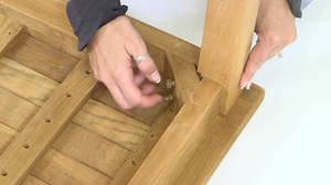 Sunnydaze 4-Person Teak Wood Outdoor Table - Square 32-Inch Patio Dining Table for Outside, Deck, or Balcony - Ideal for Backyard Gatherings