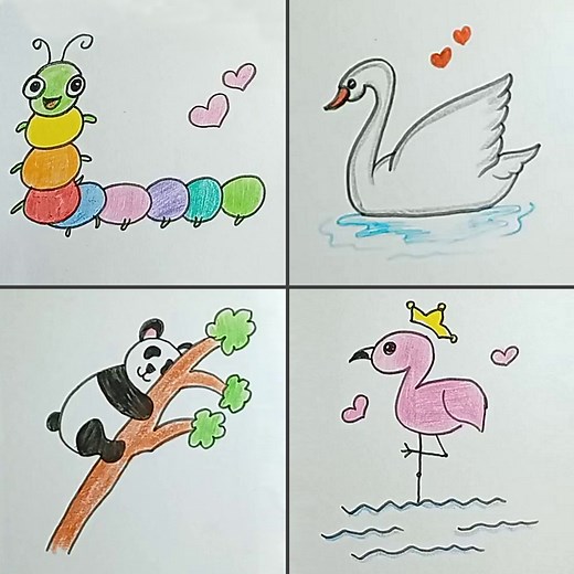 558K views · 8.7K reactions | Cute Animal Drawings for Kids :) | Kids Art & Craft | Facebook