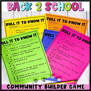 Ice Breaker Back To School Game