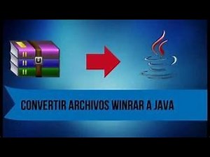 CONVERTIR WINRAR A JAVA para instalar mods en m minecraft./ COMO DESCARGAR JAVA