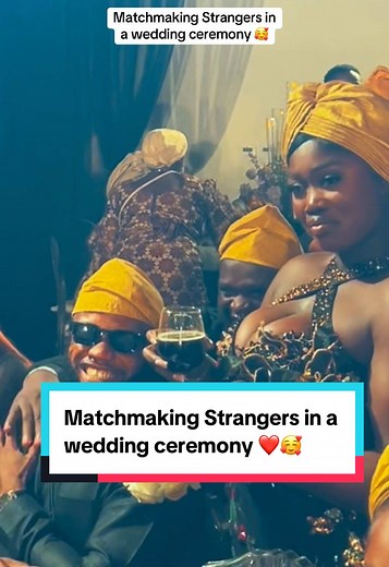 Matchmaking Strangers at a Wedding Ceremony