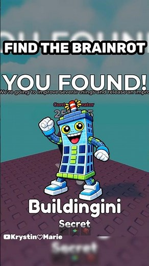 How to Get BUILDINGINI | Find the Brainrot | NEW AMUSEMENT PARK