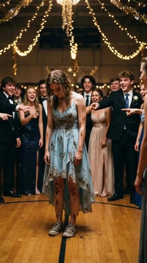 They humiliate my daughter on prom night. They throw trash on her. They ruin the dress she sews herself, stitch by stitch, with her own hands. They laugh. They film it. The video spreads everywhere online. They think she’s alone. They don’t know her father is a Colonel. They don’t know I still have friends. And they don’t know what happens when a soldier walks into a room full of bullies. The laughter stops. Phones slip from their hands. And one single question changes everything. 👉 Read the fu