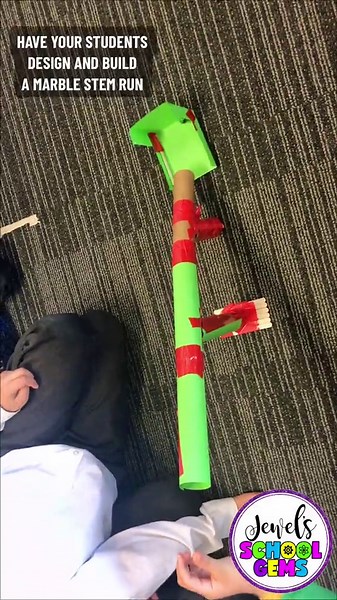 Marble Run Team Building STEM Challenge for Students