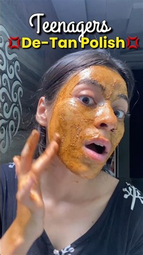 Only u need this DeTan Polish💢#mask #homeremedy #fair #skincare #hack#step #tips #best #school#girl