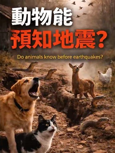 😱Do Animals Know Before Earthquakes?😱你相信嗎？動物能預知地震？