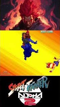 Akuma x Sakura [Street Fighter Alpha 2 - ARCADE] #shorts #retrogaming #arcade #capcom