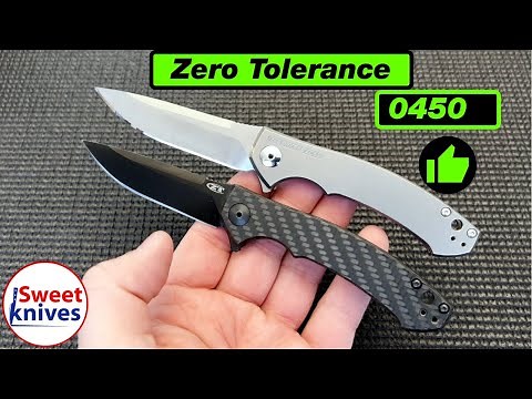 Zero Tolerance - ZT 450 0450 Knife Review Unboxing by Sweetknives