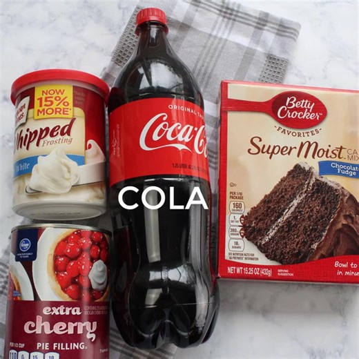 8K views · 27 reactions |  Whip up a delicious dessert with just 4 simple ingredients! ✨ This Crock-Pot Chocolate Cherry Cola Dump Cake is super easy and bursting with amazing flavors! All you need is a box of chocolate cake mix, a can of cola, some cherry pie filling, and cream cheese icing. It's the perfect sweet treat made right in your slow cooker! Find the link to the recipe and instructions in the first comment below  | Crock-Pot Ladies | Facebook