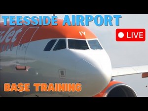 🔴 LIVE | TEESSIDE AIRPORT UK | easyJet Base Training + Friendly Chat | Thursday 08th January 2026