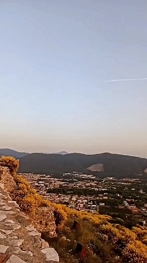 Stunning Sunset View Over Hilly Landscape