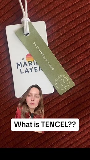 Okay, but what actually is TENCEL and what makes it sustainable? #tencel #sustainablefashion #sustainablefabric #tencellyocell #madewithtencel