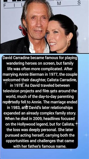 “David Carradine Left a Hollywood Legacy His Daughter Still Carries 💔”