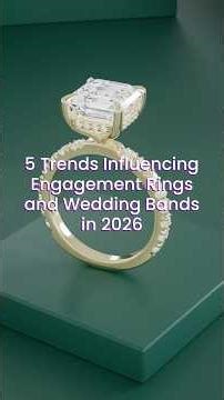 5 Engagement Ring & Wedding Band Trends Influencing 2026 | Vow + Vine #diamond #engagementring
