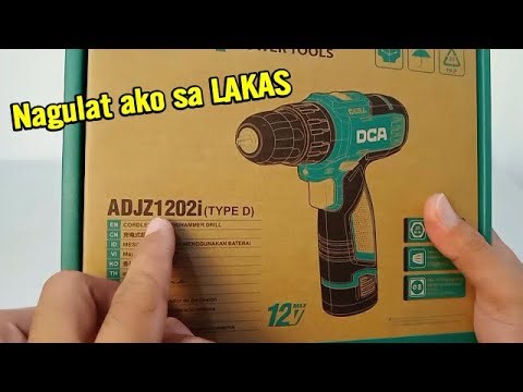 Review and Test DCA Cordless Driver/Hammer Drill