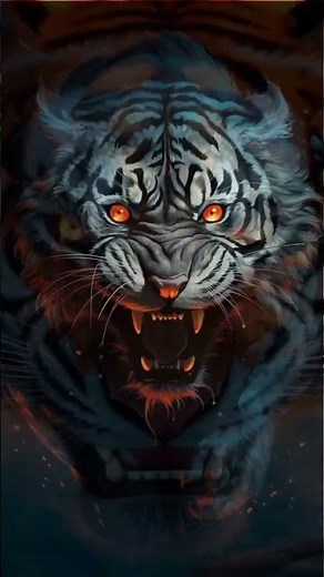 Angry Tiger Roar in Jungle | Realistic Wildlife Shorts 🐅🔥#wildlife#tiger