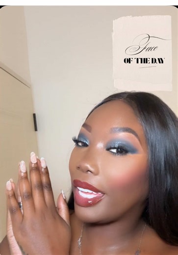 A blue eyeshadow hates to see me coming ! #fyp #foru #makeup #alerahcosmetics #eyeshadow