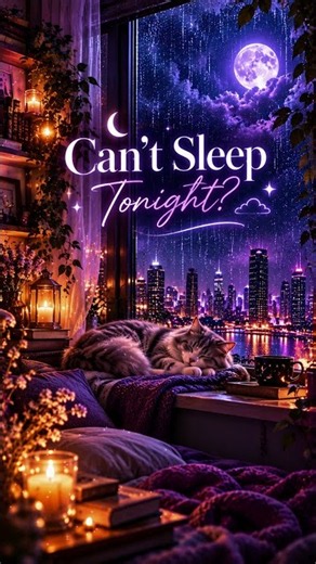 Can't Sleep Tonight? 🌧️ Cozy Rain Sounds & Deep Sleep Music #shorts #ambientmusic #bedtimemusic