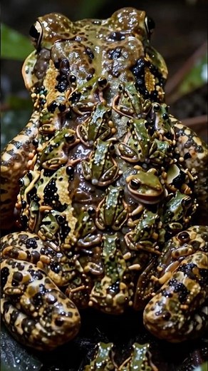 This Frog Gives Birth From Its BACK 😳🐸